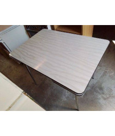 TABLE FORMICA BLANCHE 