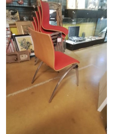 LOT DE 6 CHAISES VINTAGE 