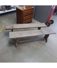 BANC EN BOIS