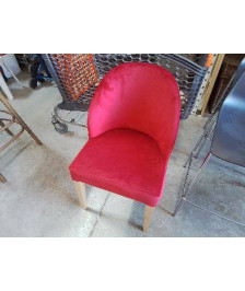 CHAISE ROUGE MICRO FIBRE 