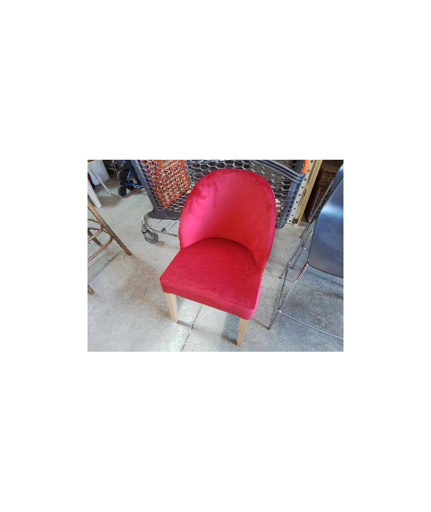 CHAISE ROUGE MICRO FIBRE 