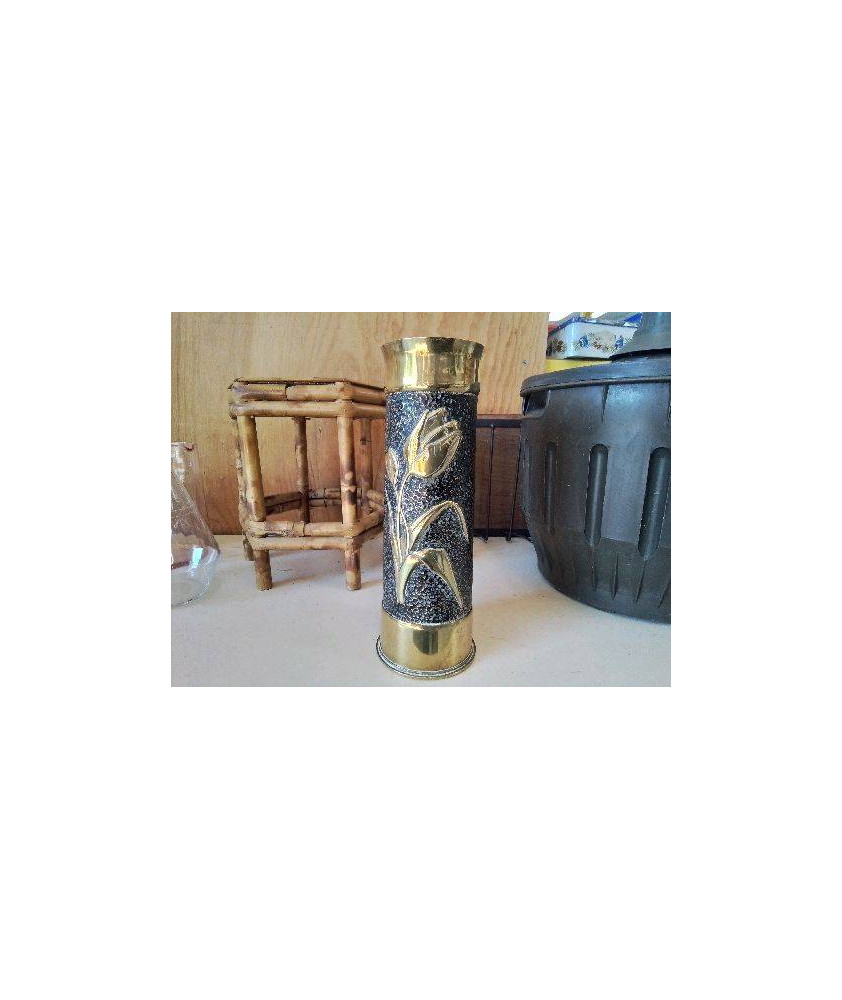 DOUILLE OBUS DECORATIF MOTIF FLORAL 