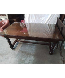 TABLE DE SALON BOIS TOURNÉ