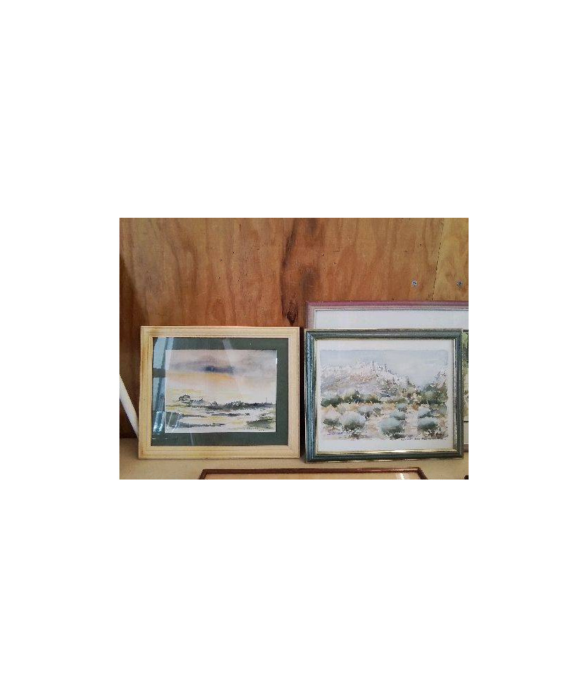 CADRE PAYSAGE AQUARELLE 