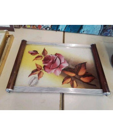 PLATEAU MOTIF FLORAL 