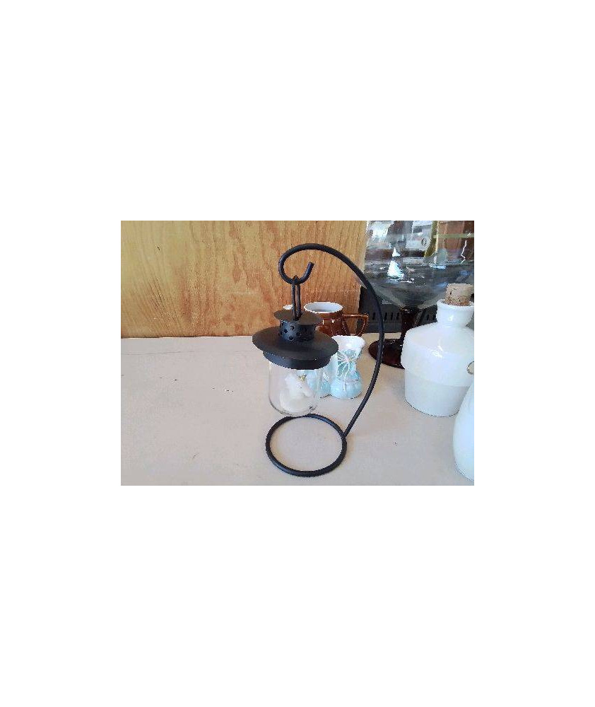 PETITE LANTERNE DECORATIVE NOIRE 