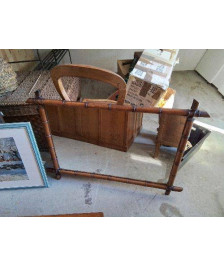 MIROIR CADRE BAMBOU 