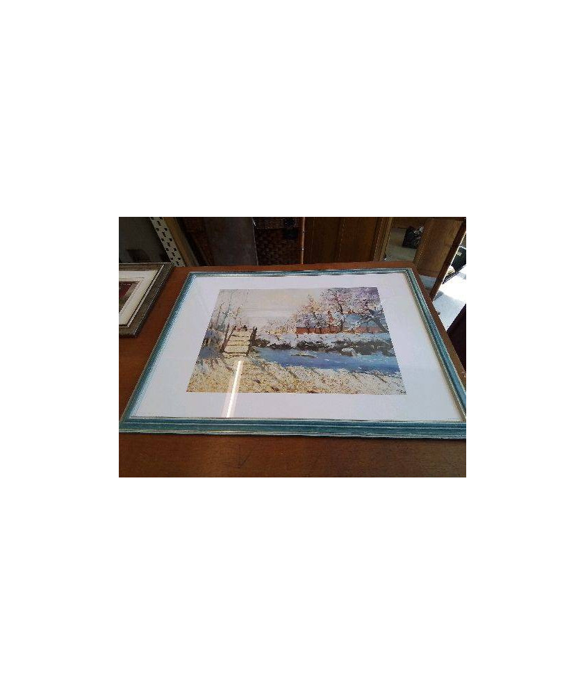 CADRE DECORATIF PAYSAGE ENNEIGÉ 