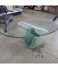 TABLE BASSE DESIGN VERRE