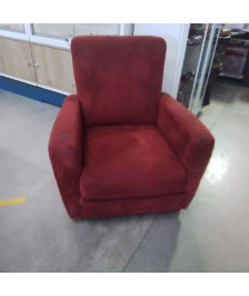 FAUTEUIL CUIR RETOURNÉ 