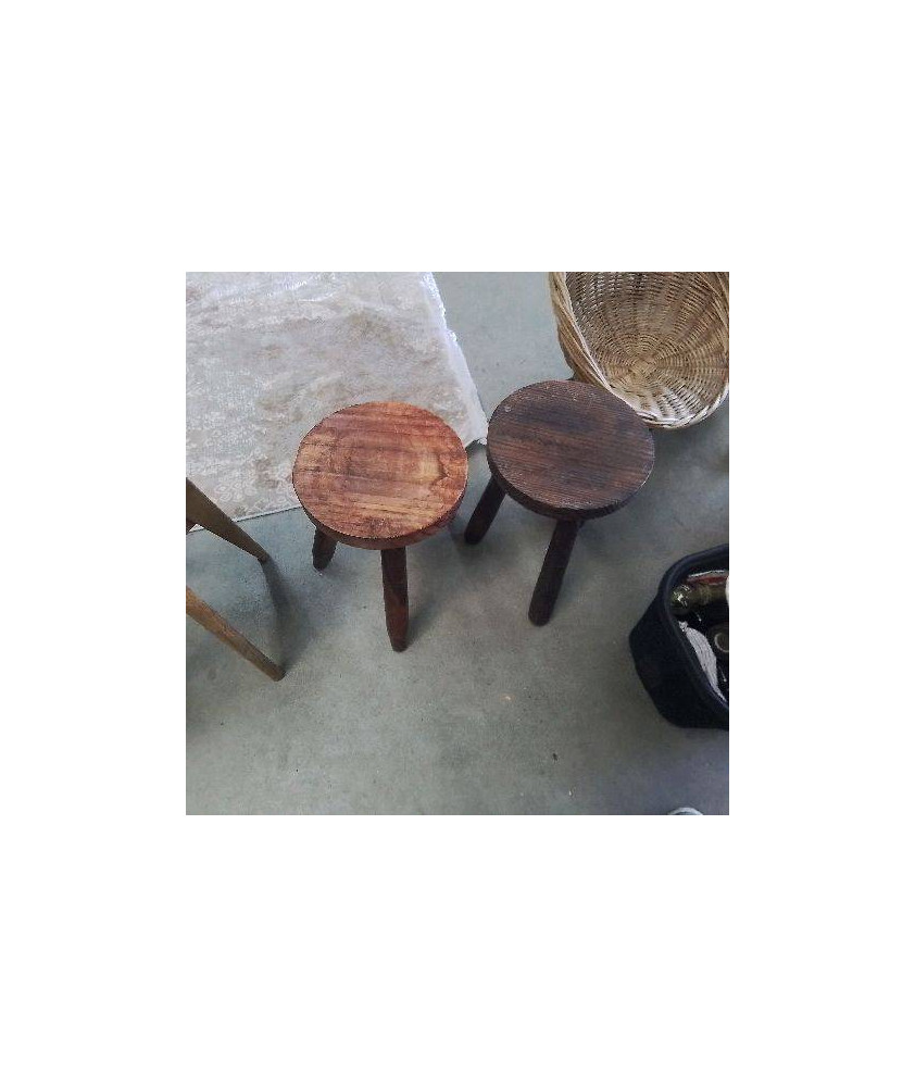 TABOURET BRUTALISTE 