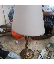 LAMPE PIED DORÉ 