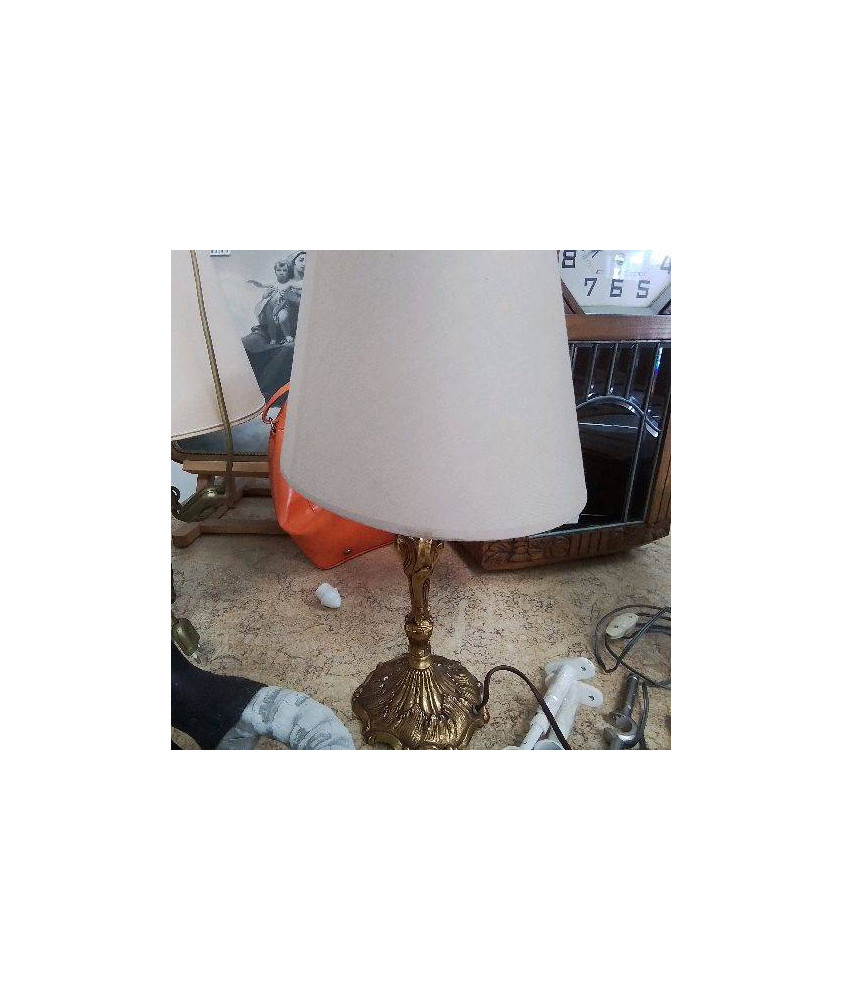 LAMPE PIED DORÉ 