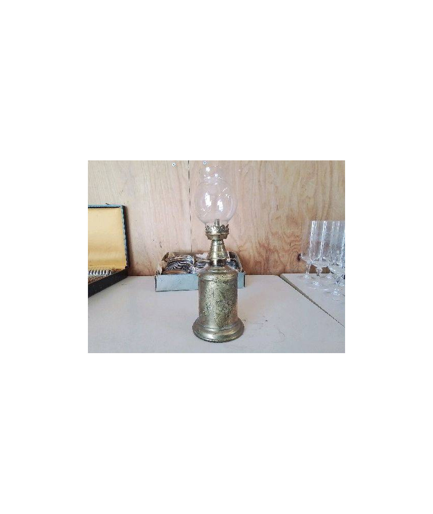 LAMPE À HUILE EN LAITON 