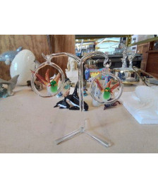 PERCHOIR OISEAUX EN VERRE