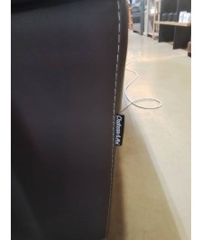 SALON D\'ANGLE CUIR EN L\'ETAT