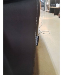 SALON D\'ANGLE CUIR EN L\'ETAT