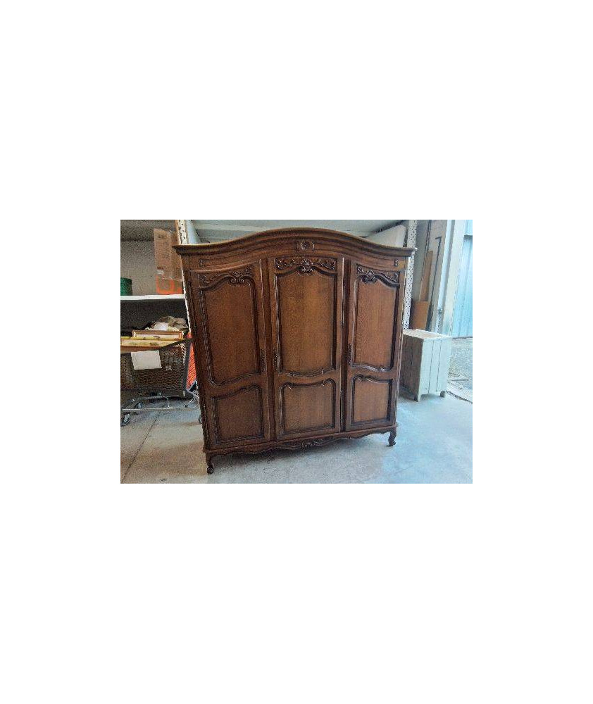 ARMOIRE 3 PORTES STYLE LOUIS XV