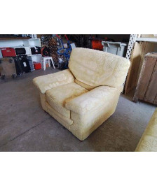 FAUTEUIL MICROFIBRE FLEURIE