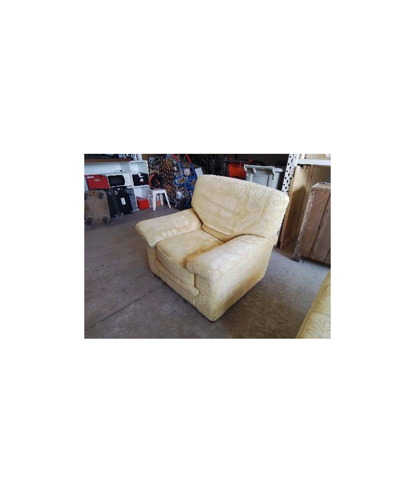 FAUTEUIL MICROFIBRE FLEURIE