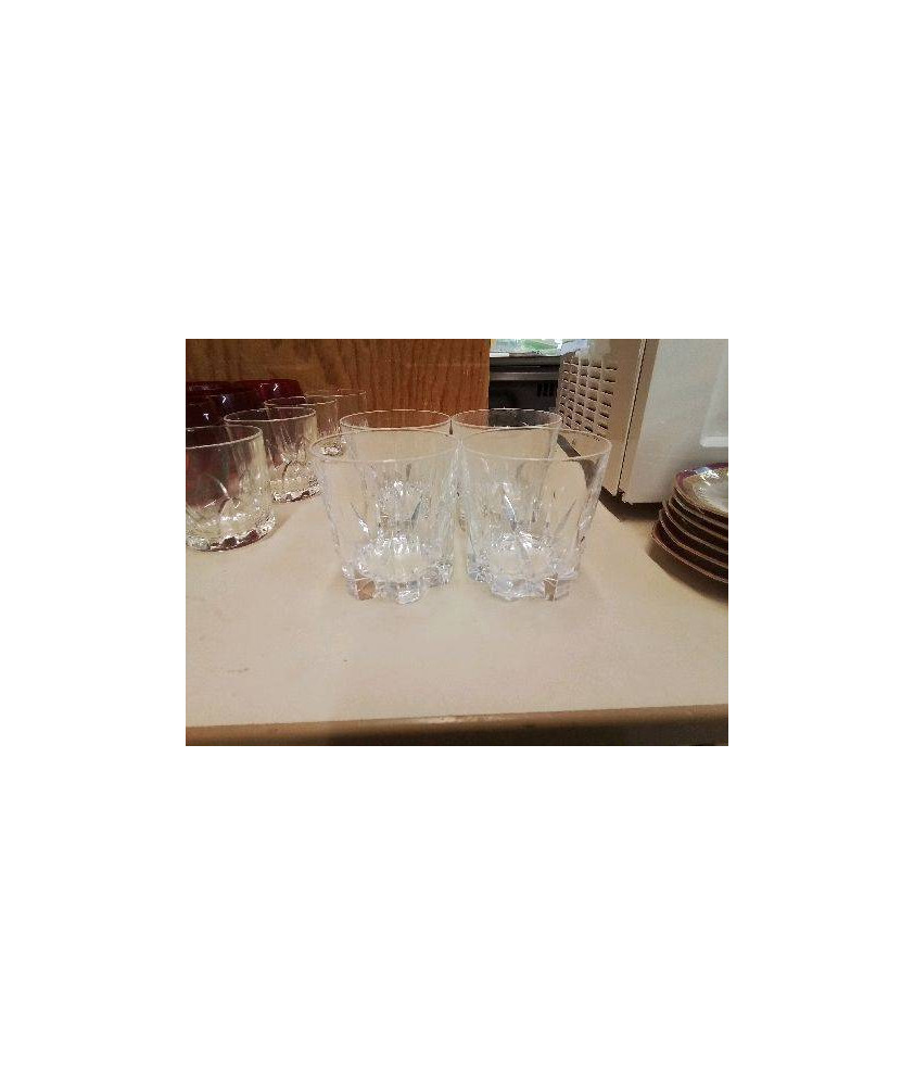 LOT DE 4 VERRES A WHISKY 
