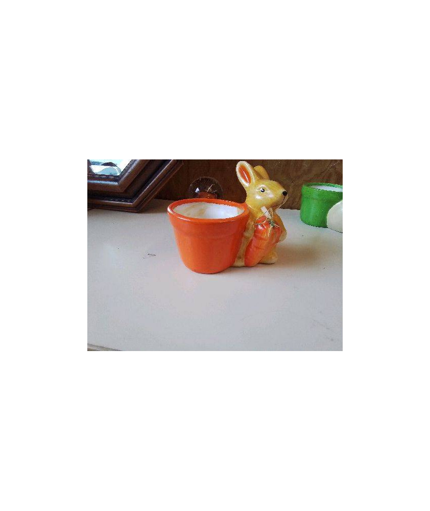 POT DE FLEUR LAPIN 