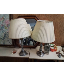 LAMPE A POSER EN ETAIN