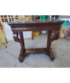 CONSOLE STYLE LOUIS PHILIPPE EN ACAJOU