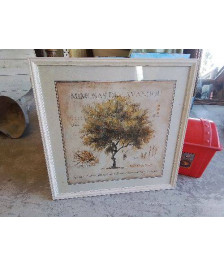 CADRE DECO MIMOSA DORÉ 