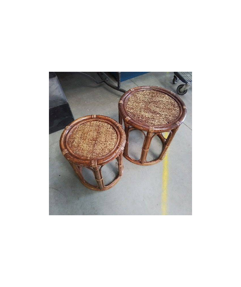 TABLES GIGOGNES ROTIN