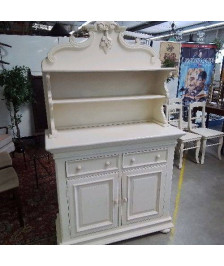 BUFFET VAISSELIER 2P 2T BLANC