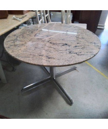 TABLE RONDE DESIGN DANS L\'ESPRIT KNOLL ROCHEBOBOIS