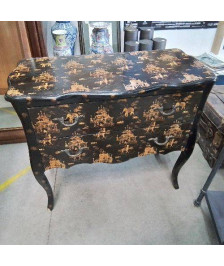 COMMODE SAUTEUSE 2 TIROIRS STYLE ASIATIQUE