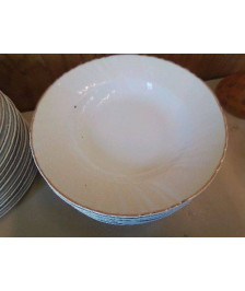 LOT DE 6 ASSIETTES EN PORCELAINE 