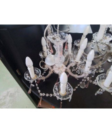 LUSTRE A PAMPILLE 5 BRANCHES 