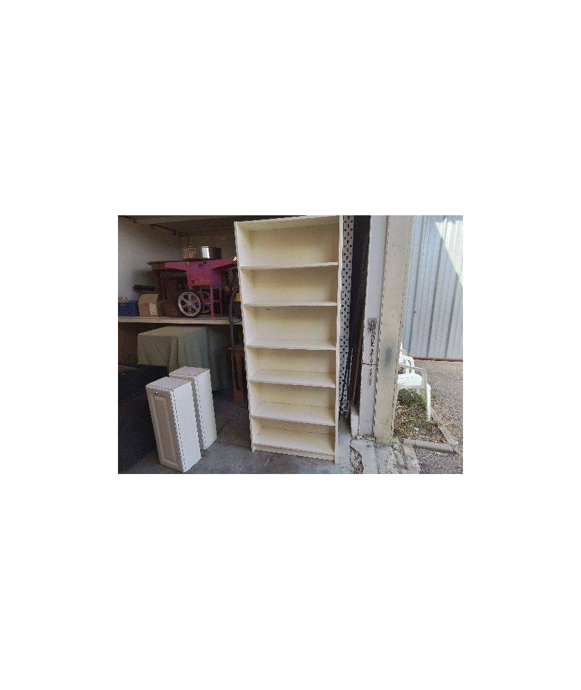 ETAGERE BLANCHE BIBLIOTHÈQUE 