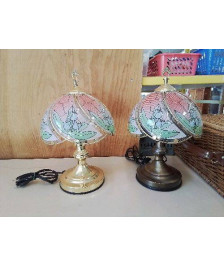 LAMPE TACTILE VINTAGE MOTIF FLORAL 