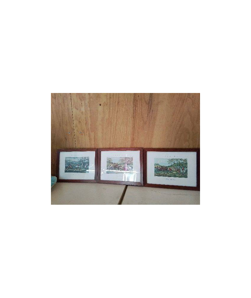 CADRE SCENE DE CHASSE 