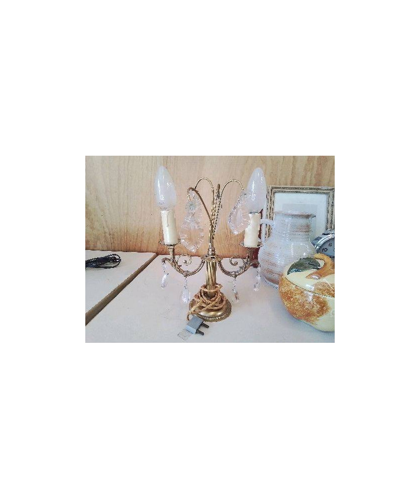 LAMPE CHANDELIER TRANSFORMÉ 