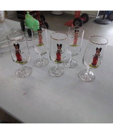 LOT DE 5 VERRES ALSACE 