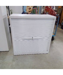 ARMOIRE BASSE RIDEAU BLANCHE 