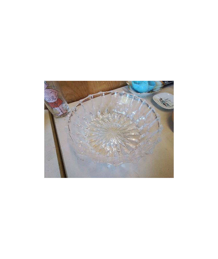 SALADIER EN CRISTAL 