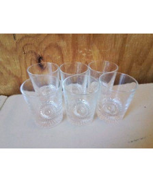 LOT DE 6 VERRES A LIQUEUR 