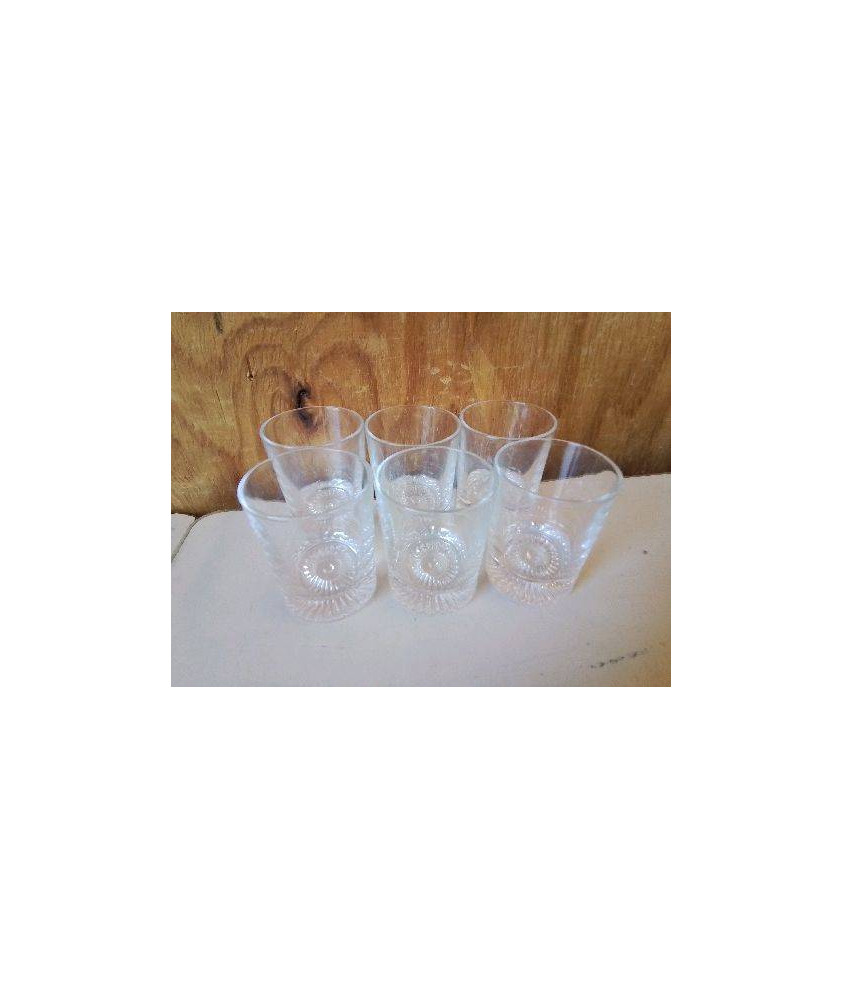 LOT DE 6 VERRES A LIQUEUR 