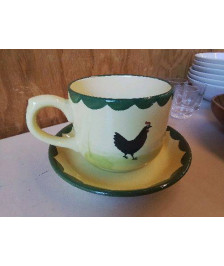 TASSE A THE AVEC SOUCOUPE 