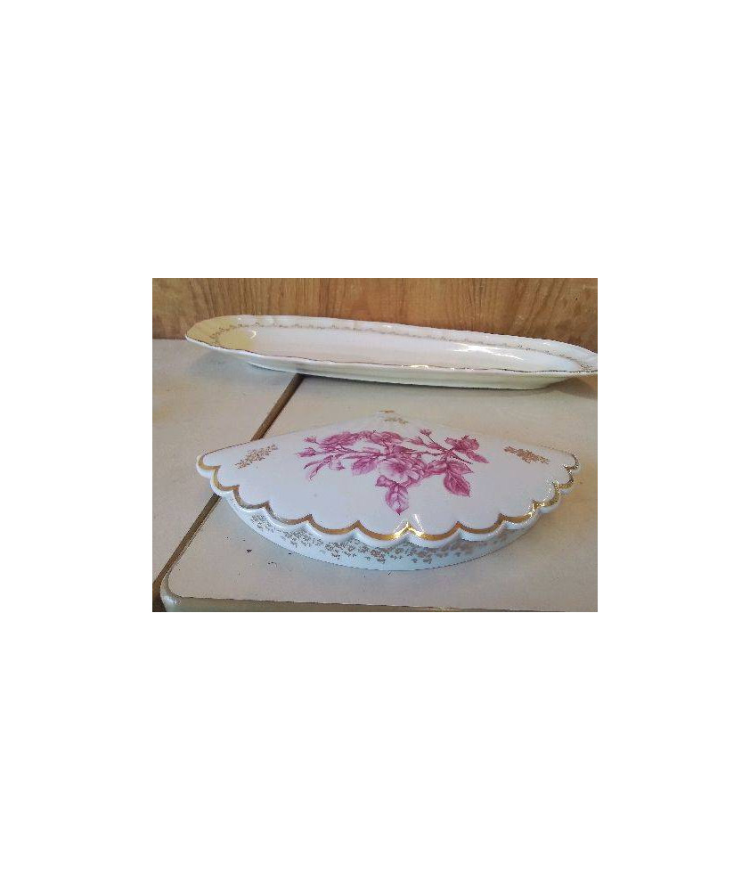 BOITE ÉVENTAIL EN PORCELAINE 