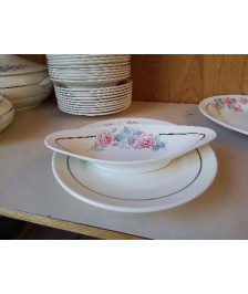 PETIT PLAT SERGUEMINES AVEC MOTIF ROSES 