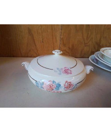 PETITE SOUPIÈRE SERGUEMINES AVEC MOTIF ROSES 