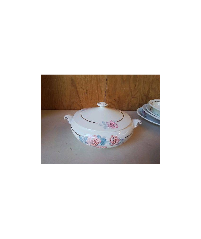PETITE SOUPIÈRE SERGUEMINES AVEC MOTIF ROSES 