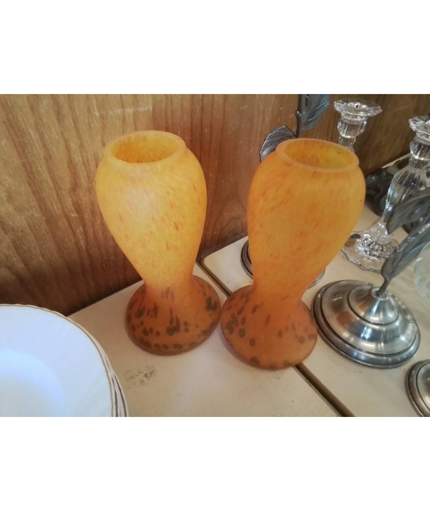 VASE EN PATE DE VERRE